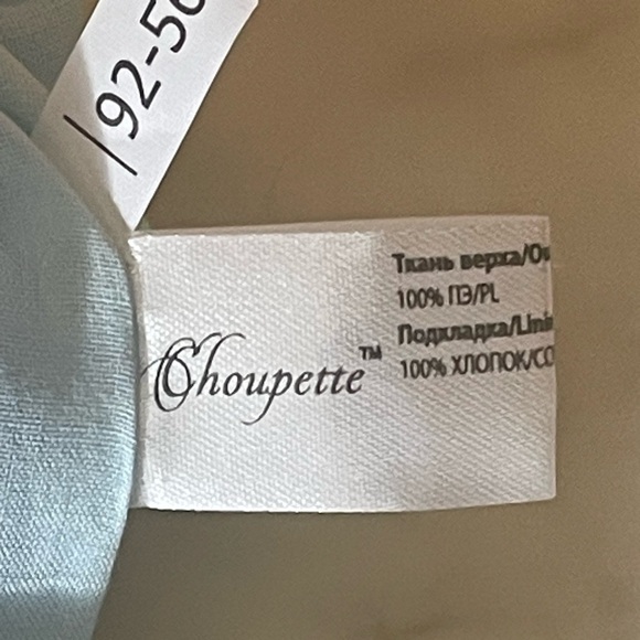 Choupette Girls Blue Pink Floral Embroidered Dress 92/56 (18-24M) Fancy Party - Picture 8 of 9